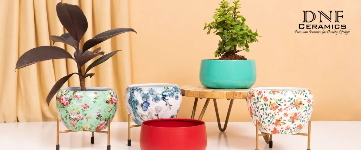 Ceramic planters