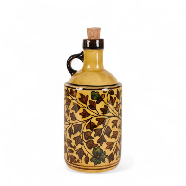 hand painted ceramic water bottle