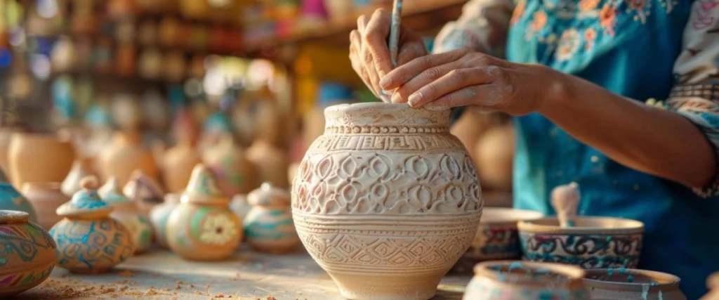 khurja pottery