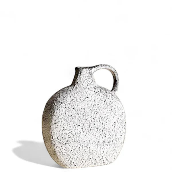 Santorini Textured Handle Vase