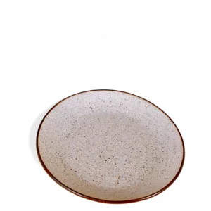Rustic Speckled Ceramic Dinner Plate