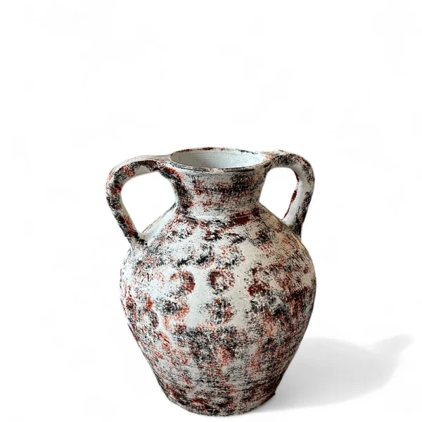 Santorini Rust Textured Vase
