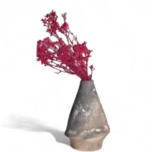 Rustic Tapered Flower Ceramic charm Long Vase