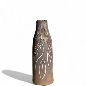 Willow Leaf Tall Ceramic Flower Vase