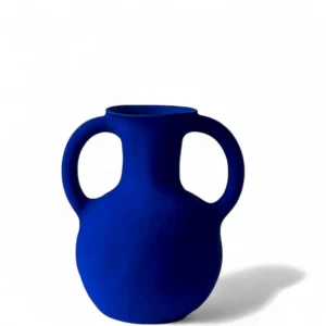 Azure Twin Handle Vase