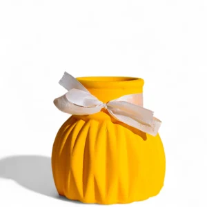 Sunny Ribbon Flower Vase