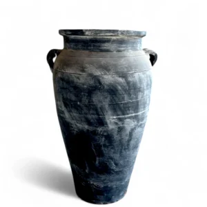 Matte Charcoal Heritage Vase