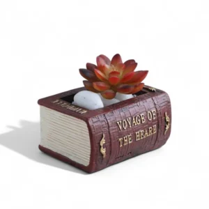 “Voyage of the Heart” Book Succulent Pot
