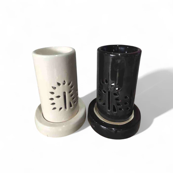 Handcrafted Dual Tone Electric Aroma Diffuser Set – Black & White