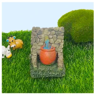 Mini Ceramic Stone Well Fountain
