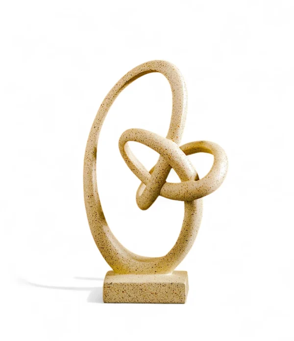 Abstract Infinity Loop Sculpture