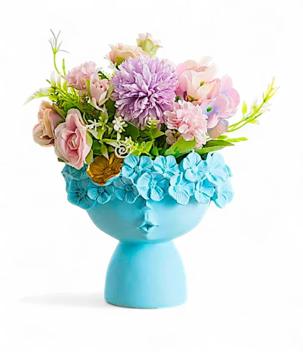 Blue Blossom Girl Planter