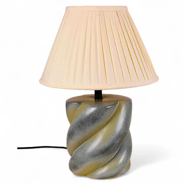 Olive Twist Ceramic Table Lamp