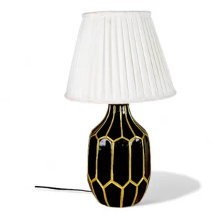 Noir Luxe Ceramic Table Lamp
