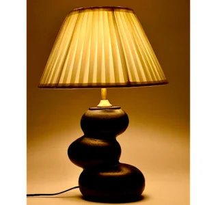 Black Pebble Ceramic Table Lamp