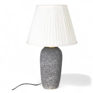 Granite Grey Ceramic Table Lamp