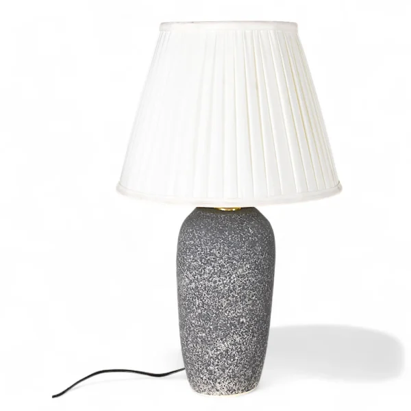 Granite Grey Ceramic Table Lamp