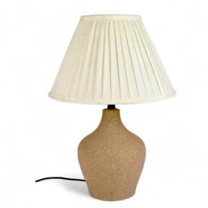 Sandy Matte Ceramic Table Lamp