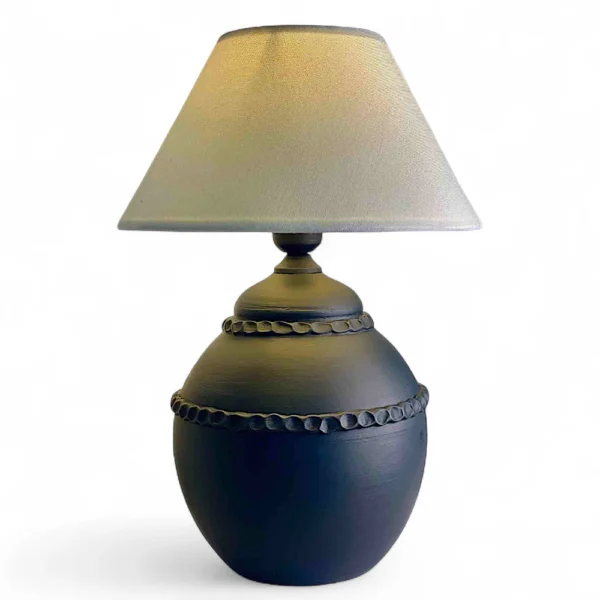 Midnight Matte Ceramic Table Lamp