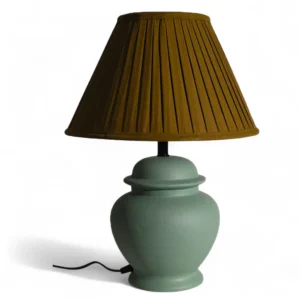 Sage Green Ceramic Table Lamp