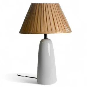Ivory Glaze Ceramic Table Lamp