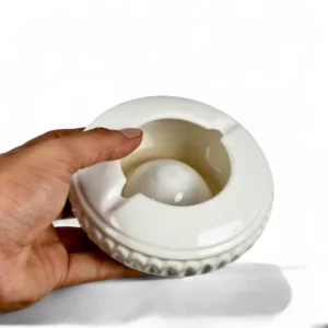 White Donut Ceramic Ash Tray
