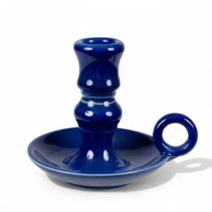 Royal Blue Ceramic Candle Holder