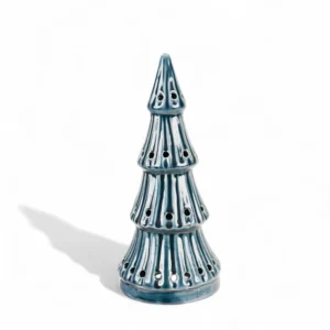 Blue Ceramic Christmas Tree – Handcrafted Festive Home Décor