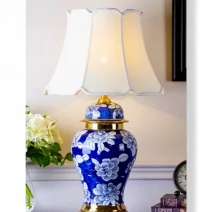 Imperial Blue & White Ginger Jar Lamp
