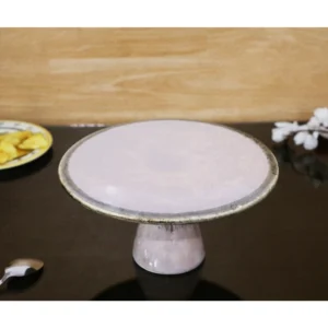 Blush Aura Ceramic Cake Stand