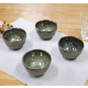 Olive Mist Textured Ceramic Dal Bowl Set