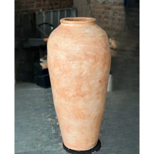 Tall Terracotta Rustic Ceramic Planter