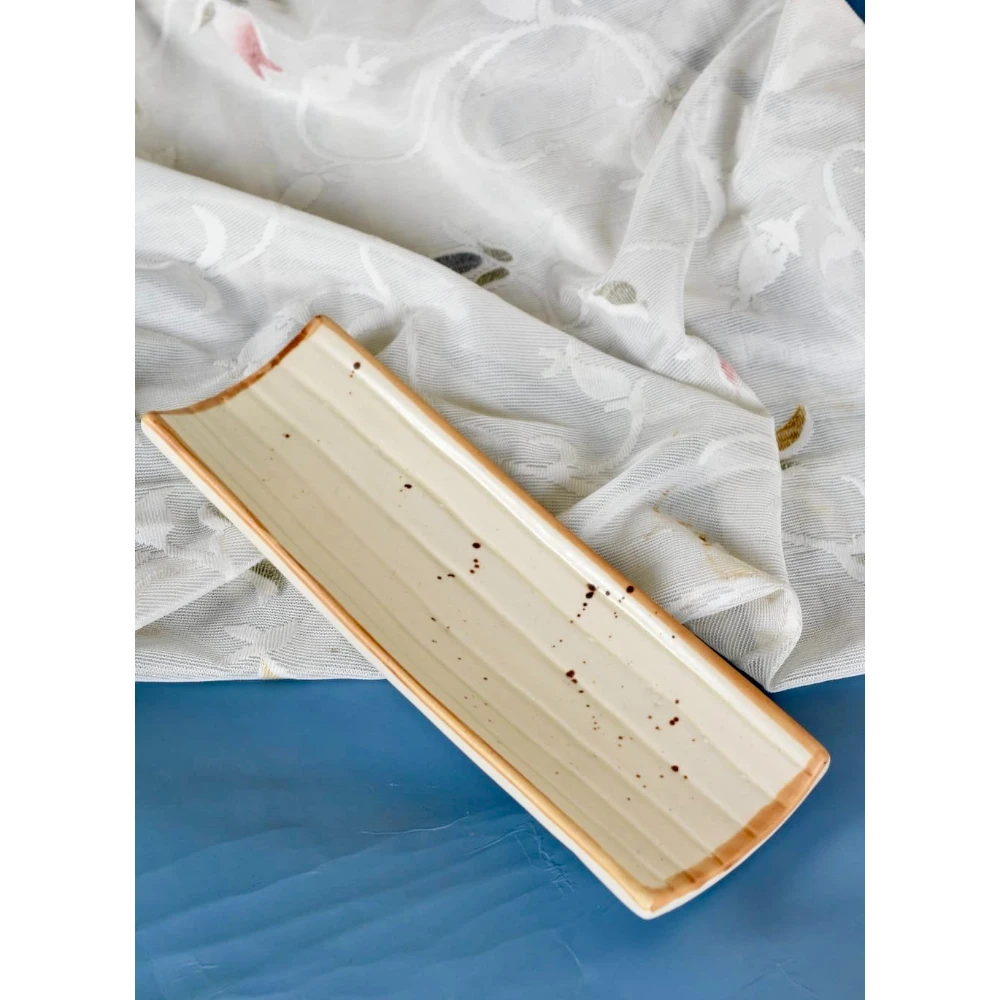 ClayMist Long Speckle Platter