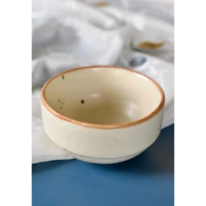 Rustic Rim Deep Bowl