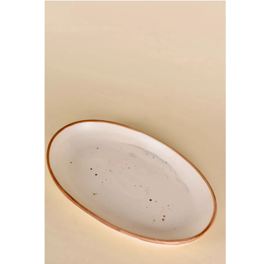 Rustic Rim Oval Plate