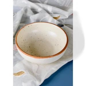 Handcrafted Speckle Stoneware Bowl