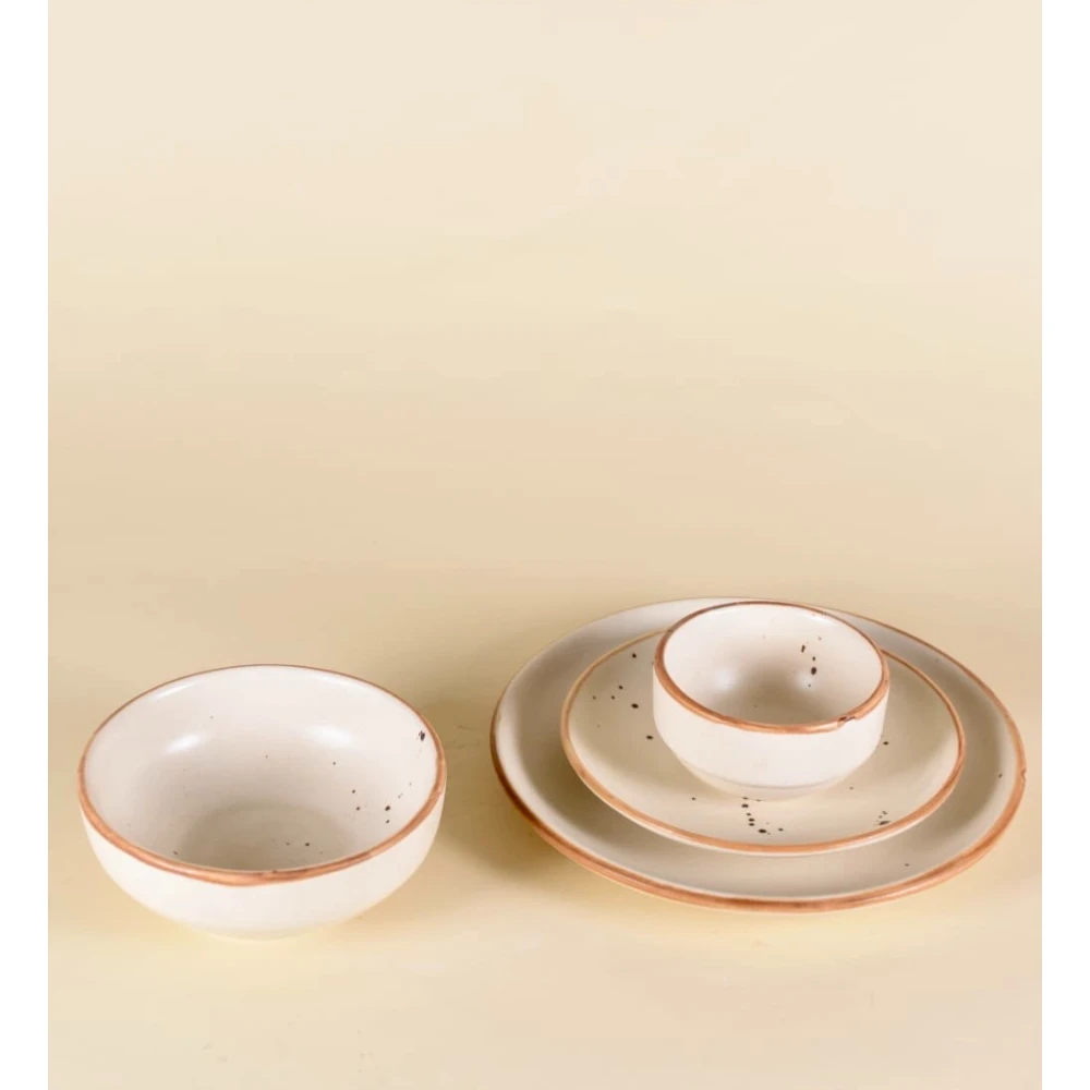 Ivory Rustic Classic Dinner Set