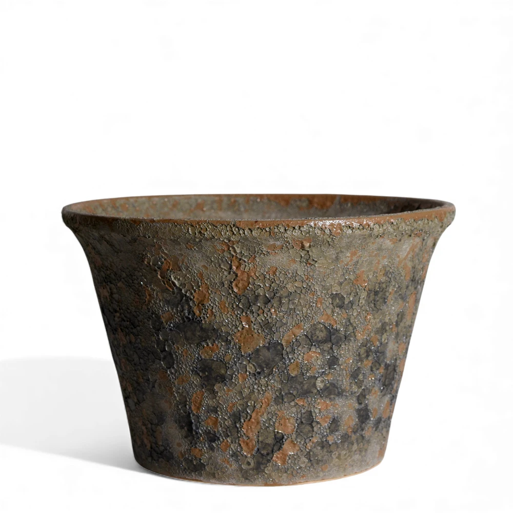 Rustic StoneFlare Textured Planter