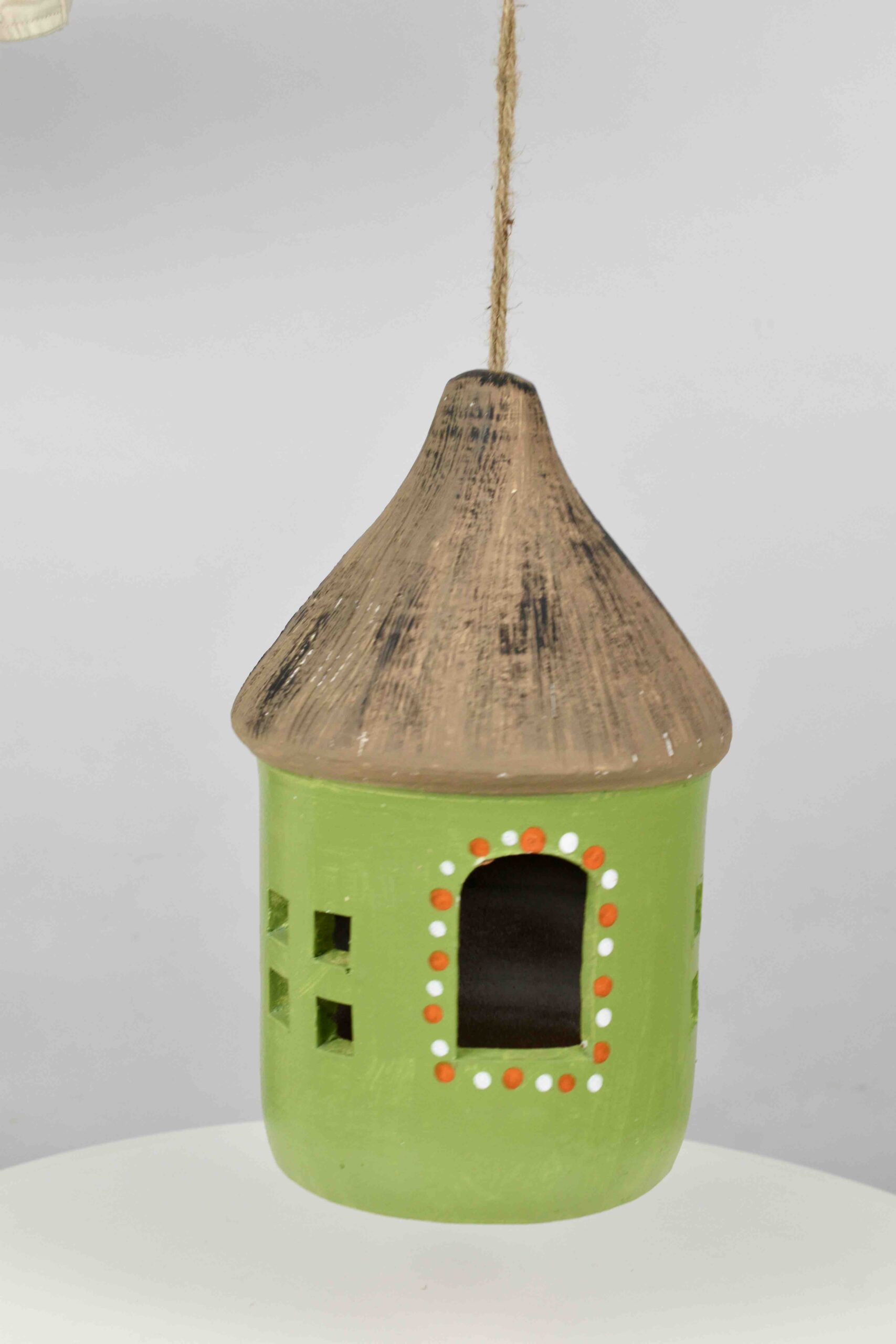 Little Meadow Hand-Painted Ceramic Birdhouse