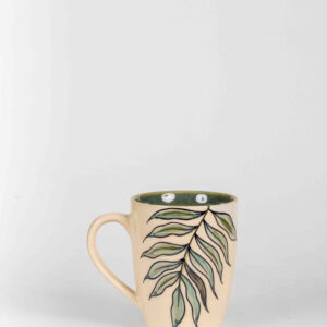 Leaf Whisper Hand-Painted Ceramic Mug