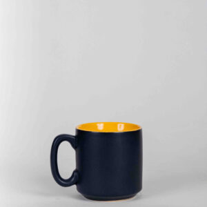 Navy Sunburst Ceramic Mug