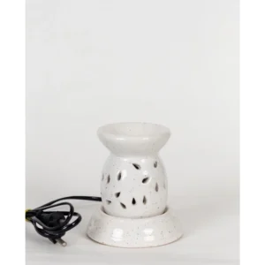 Speckled White Ceramic Aroma Oil Burner