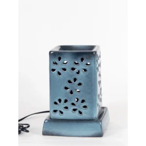 Ocean Bloom Square Ceramic Aroma Oil Burner