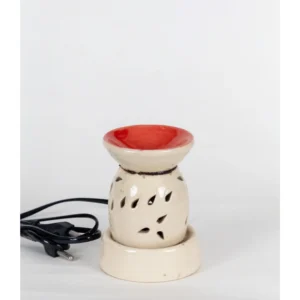 Ivory Glow Ceramic Aroma Oil Burner