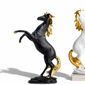 Noir Élan Horse Sculpture