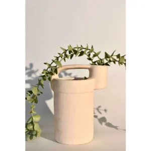 Aurelia Ivory Handled Ceramic Vase