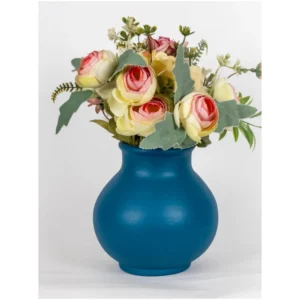 Azure Curve Ceramic Vase