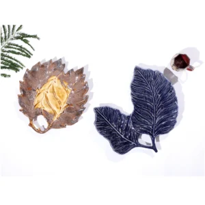 VeinLeaf Handcrafted Ceramic Platter