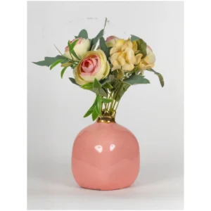 Blush Aura Mini Ceramic Vase