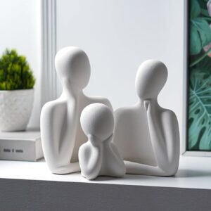 Silent Bond – Abstract Family Sculpture